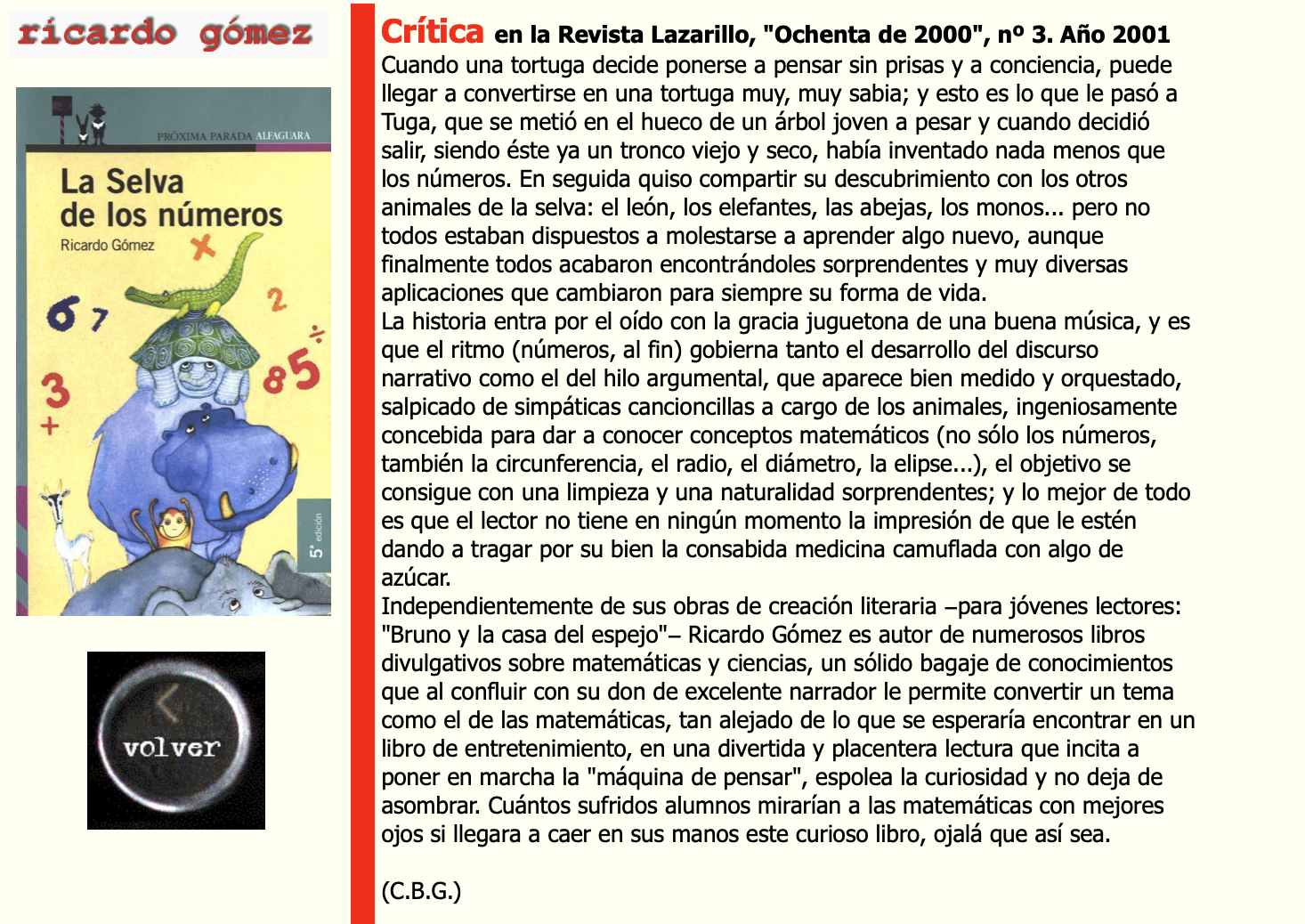 Crítica La Selva de los Números