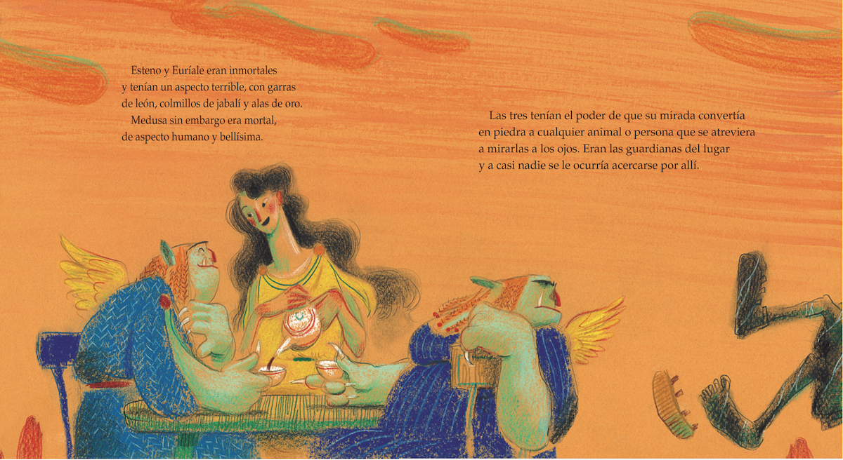 Ilustración de La Terrorífica Medusa