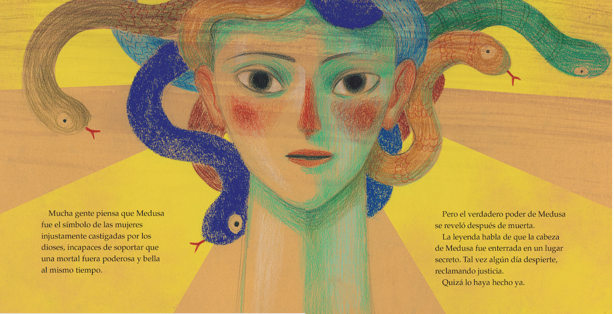 Ilustración final de La Terrorífica Medusa
