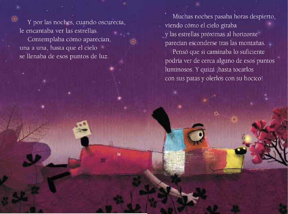 Segunda página El perro que buscaba estrellas