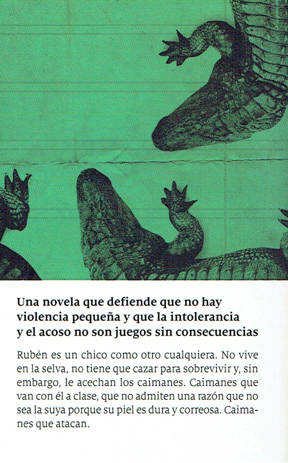 Contraportada de Como la Piel del Caimán