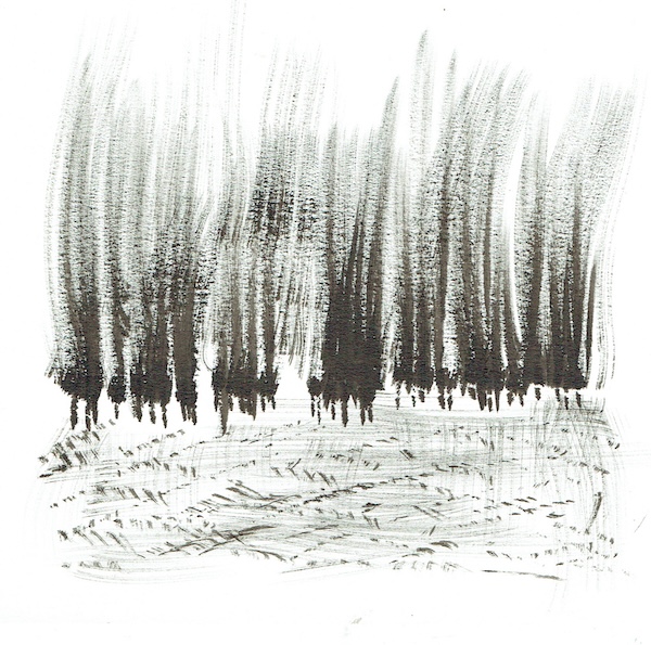Bosque a tinta china